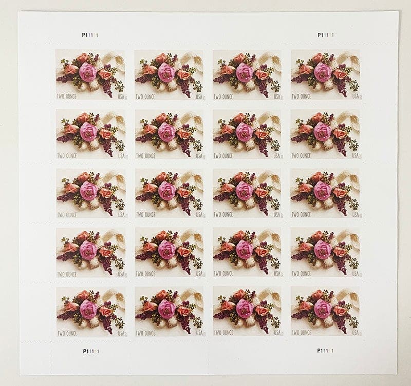 Garden Corsage Two Ounce Forever First Class Postage Stamps