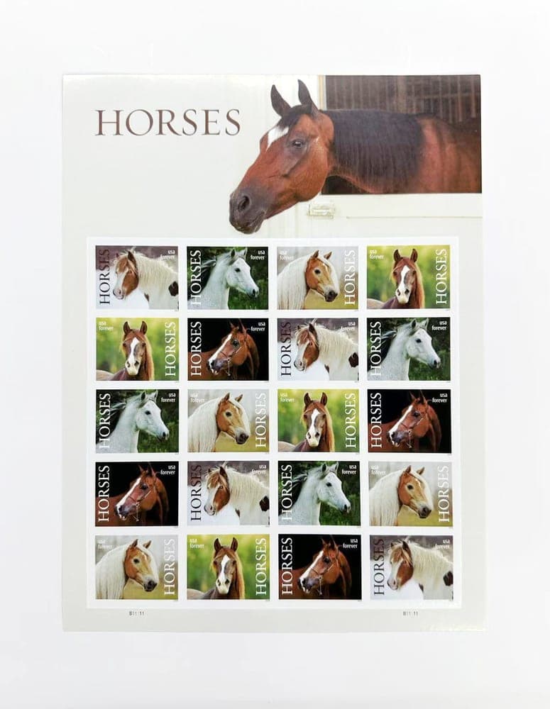 Horse Forever First Class Postage Stamps