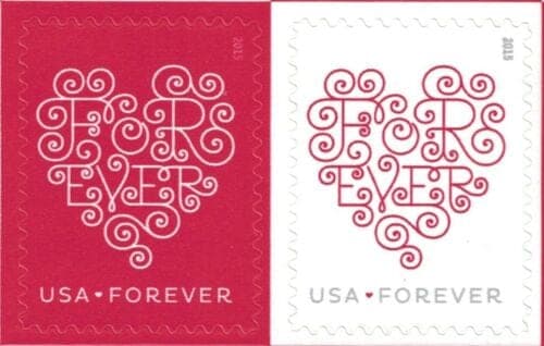 Red White Forever First Class Postage Stamps
