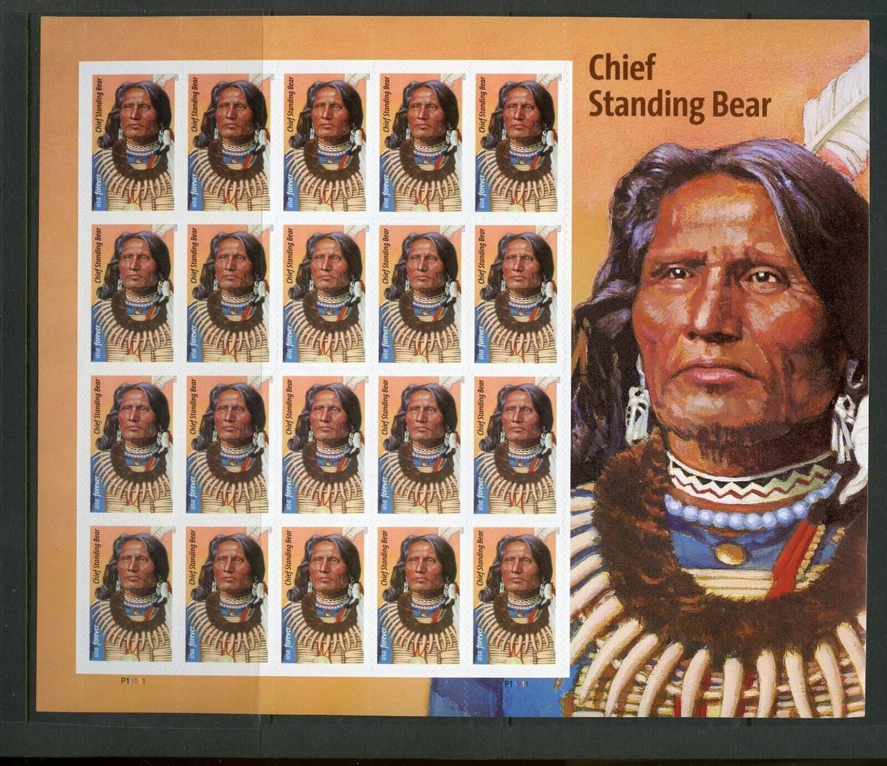 Chief Standing Bear Forever Postage Stamps