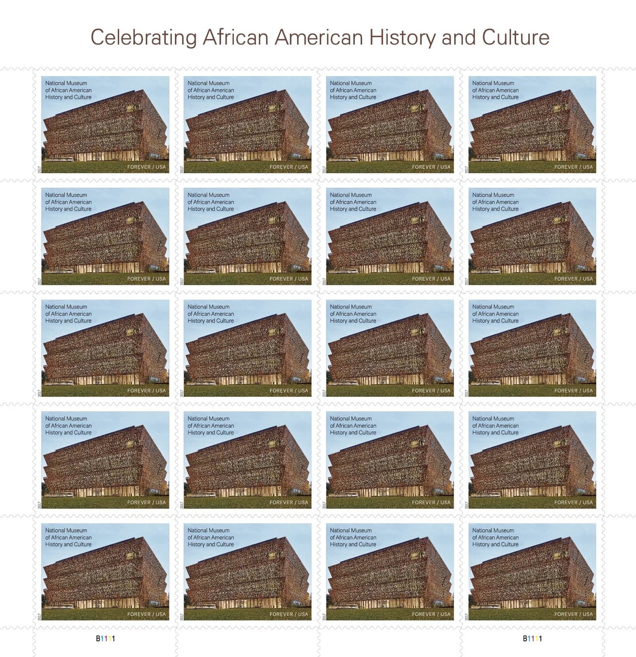Celebrating African American History and Culture Forever Stamps