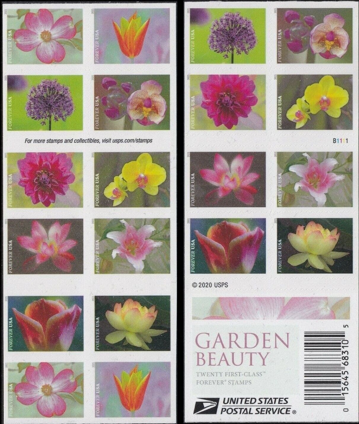 Garden Beauty Forever First Class Postage Stamps