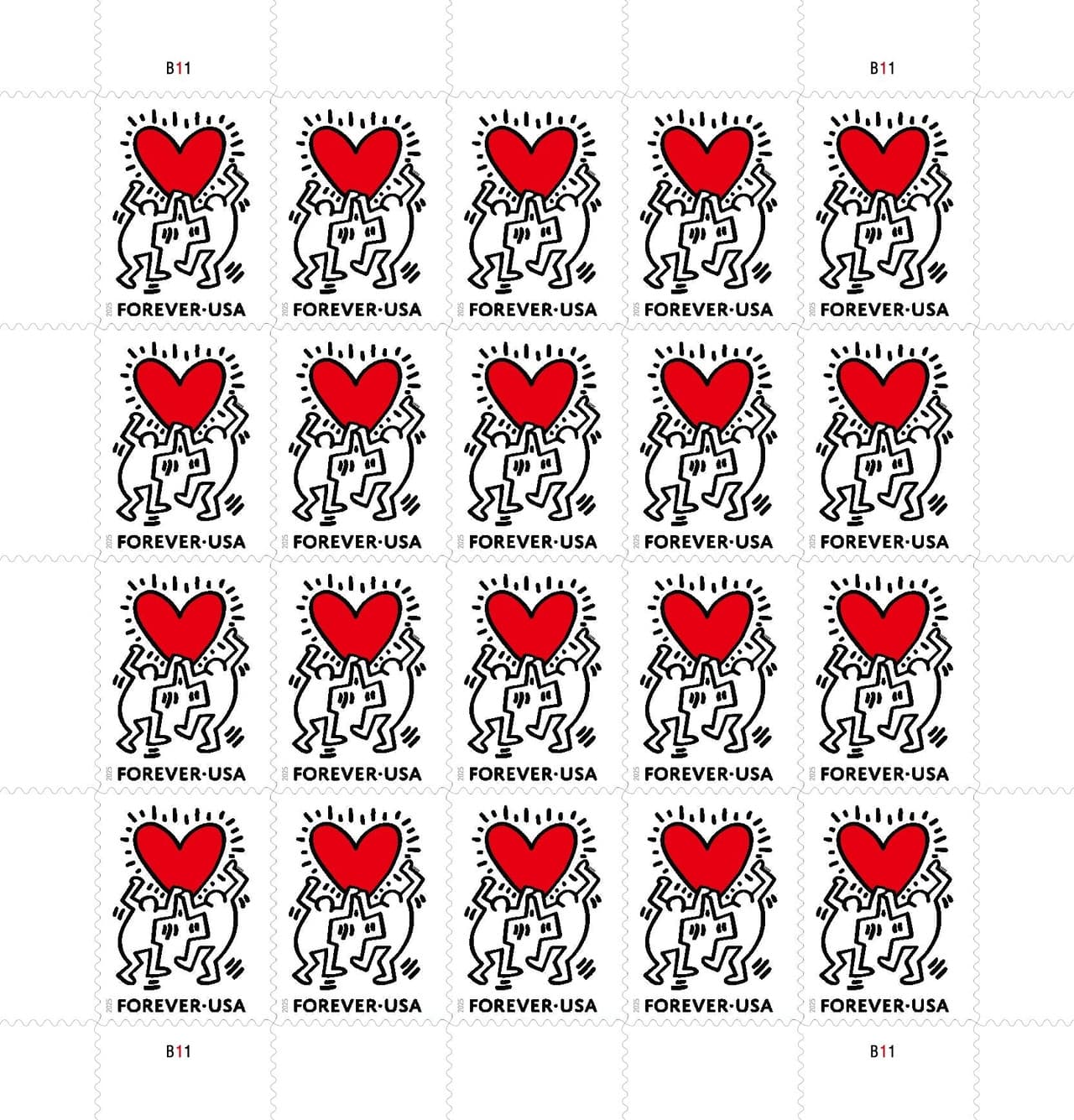 2025 USPS Love Forever Postage Stamps