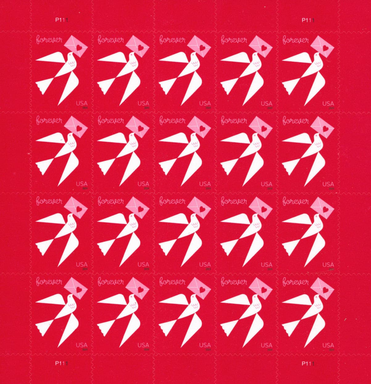 2024 USPS Love Forever Postage Stamps